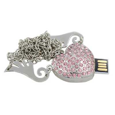 فلش مموری طرح قلب فرشته مدل UJ-23 ظرفیت 64 گیگابایت