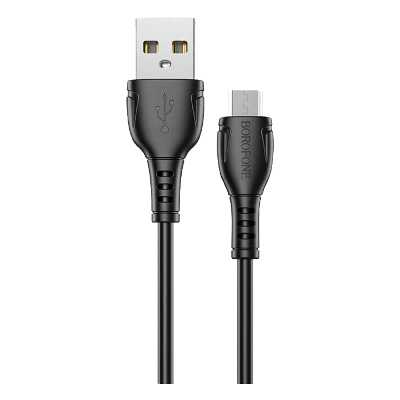 کابل تبدیل USB به MicroUSB بروفون مدل BX51 طول 1 متر