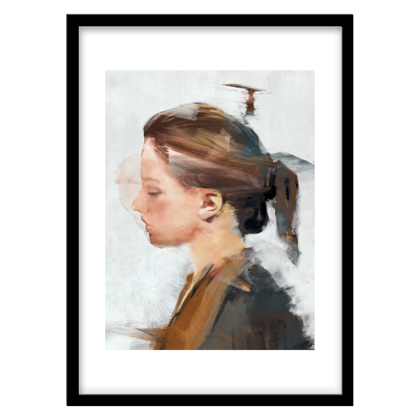 تابلو فورنیمو مدل  نقاشی پرتره ایلوستریشن مدرن کد 03121B