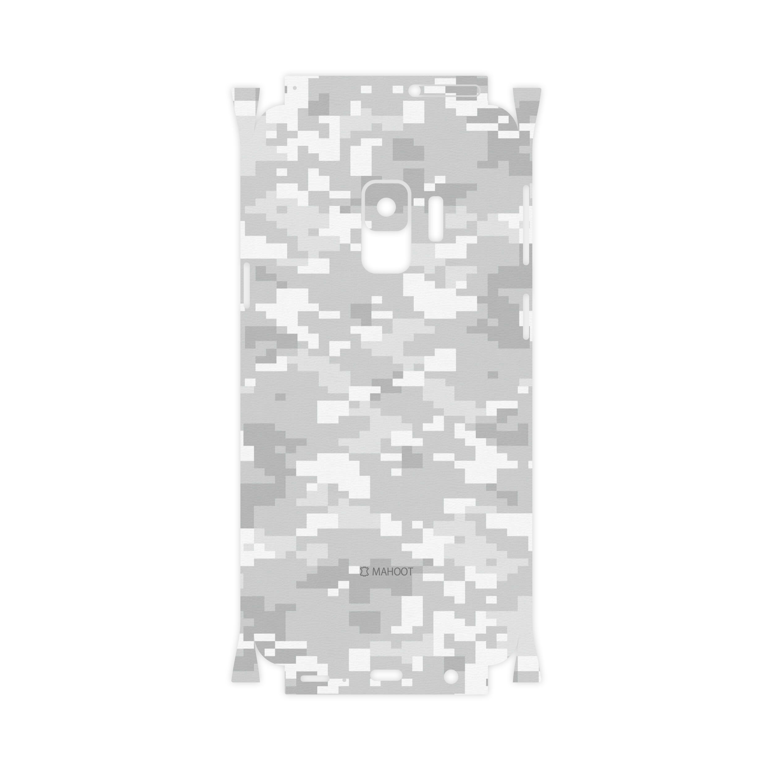 برچسب پوششی ماهوت مدل Army-Snow-Pixel-FullSkin مناسب برای گوشی موبایل سامسونگ Galaxy S9