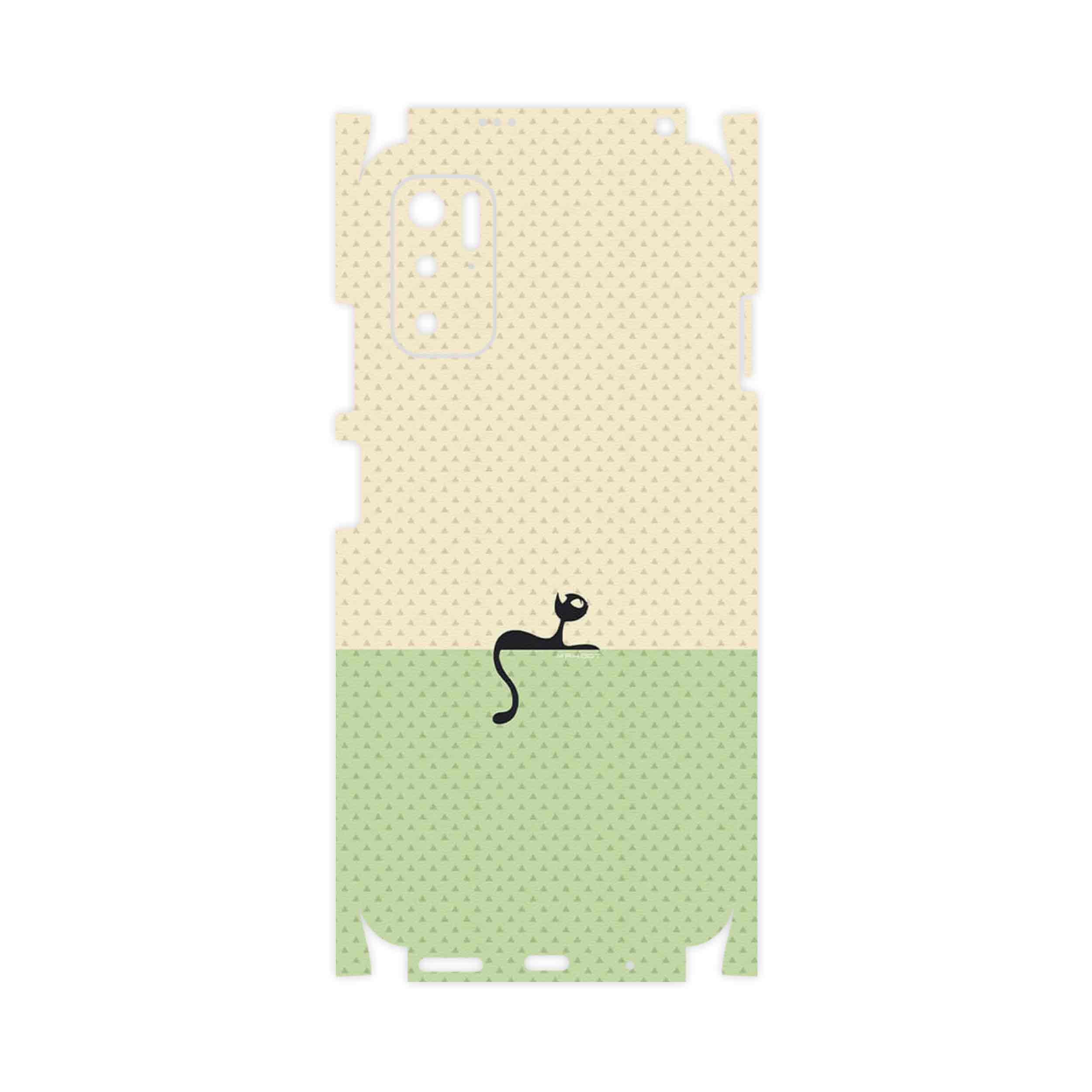 برچسب پوششی ماهوت مدل Minimal Internet Cat Icon-FullSkin مناسب برای گوشی موبایل شیائومی Poco M3 Pro 5G