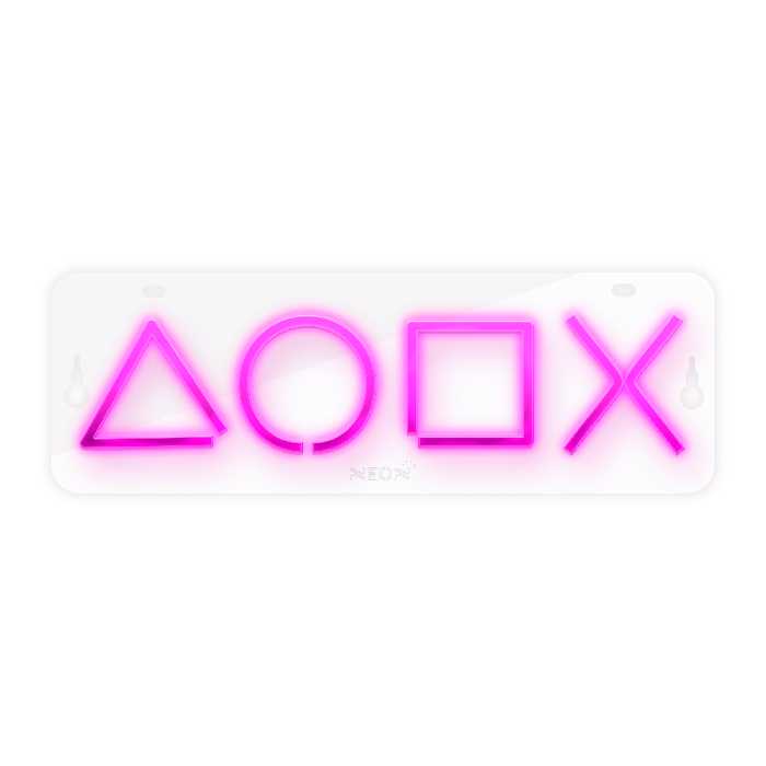 چراغ دیواری نئون دیزاین طرح Ps-Keys-GL_PN