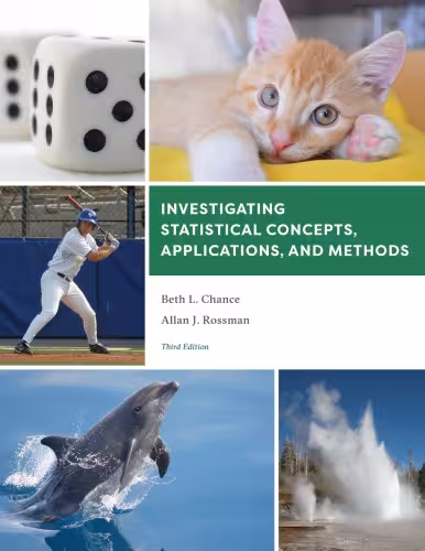 خرید و دانلود نسخه کامل کتاب Investigating Statistical Concepts, Applications, and Methods