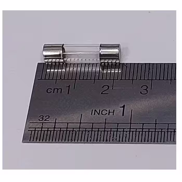فیوز شیشه ای 2.5 آمپر مدل 2.5M-250V بسته 5 عددی