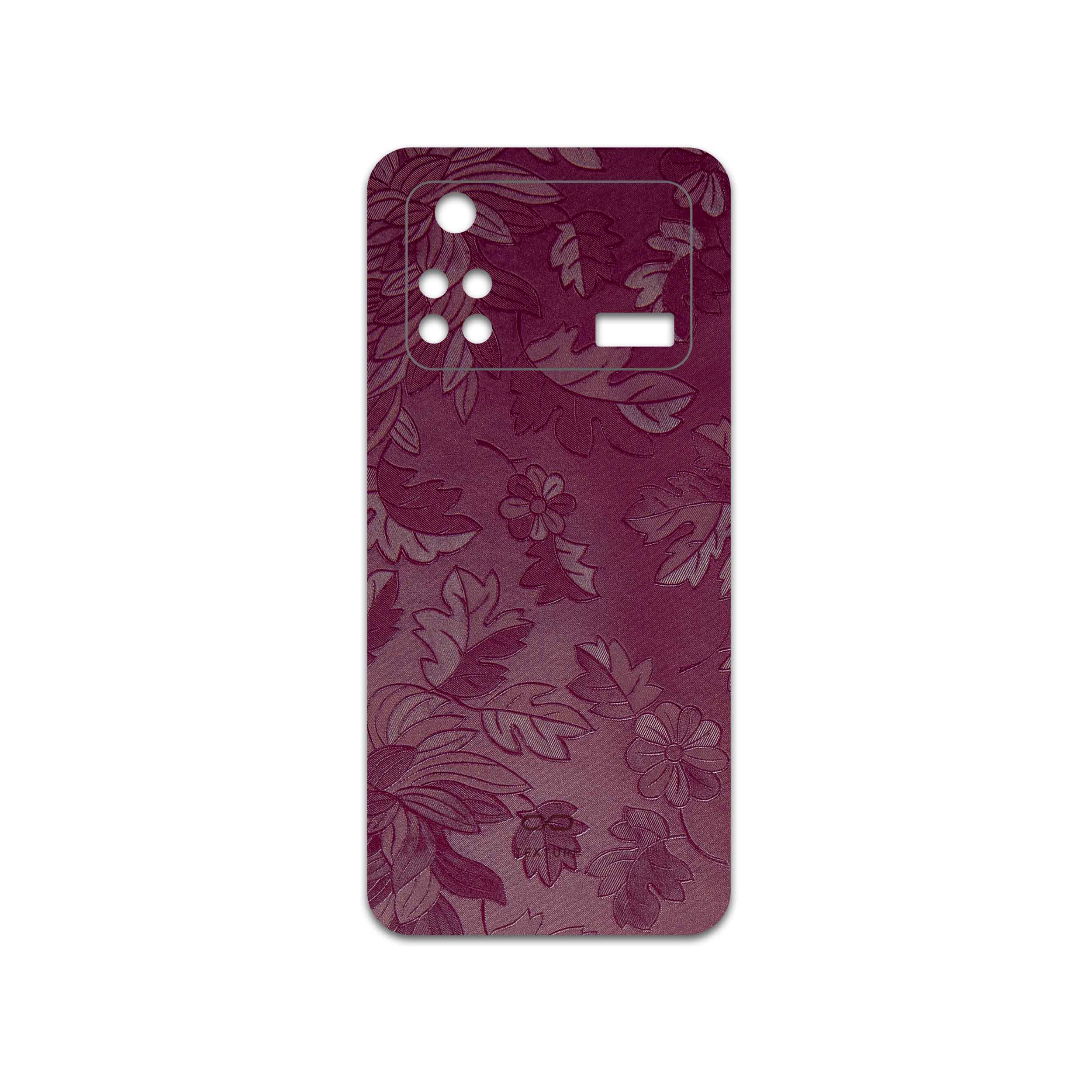 برچسب پوششی ماهوت مدل Red-Wildflower مناسب برای گوشی موبایل شیائومی Poco M4 Pro 4G