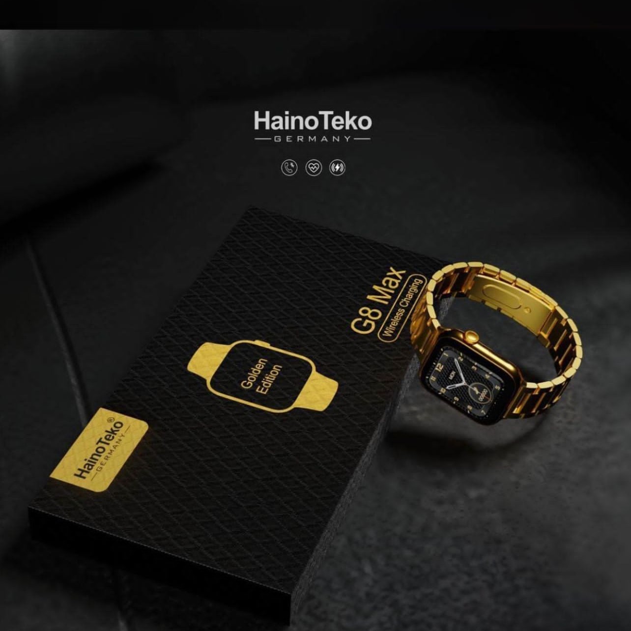 ساعت هوشمند برند آلمانی هاینوتکو مدل G8 max (فروش تکی به قیمت عمده تعداد محدود