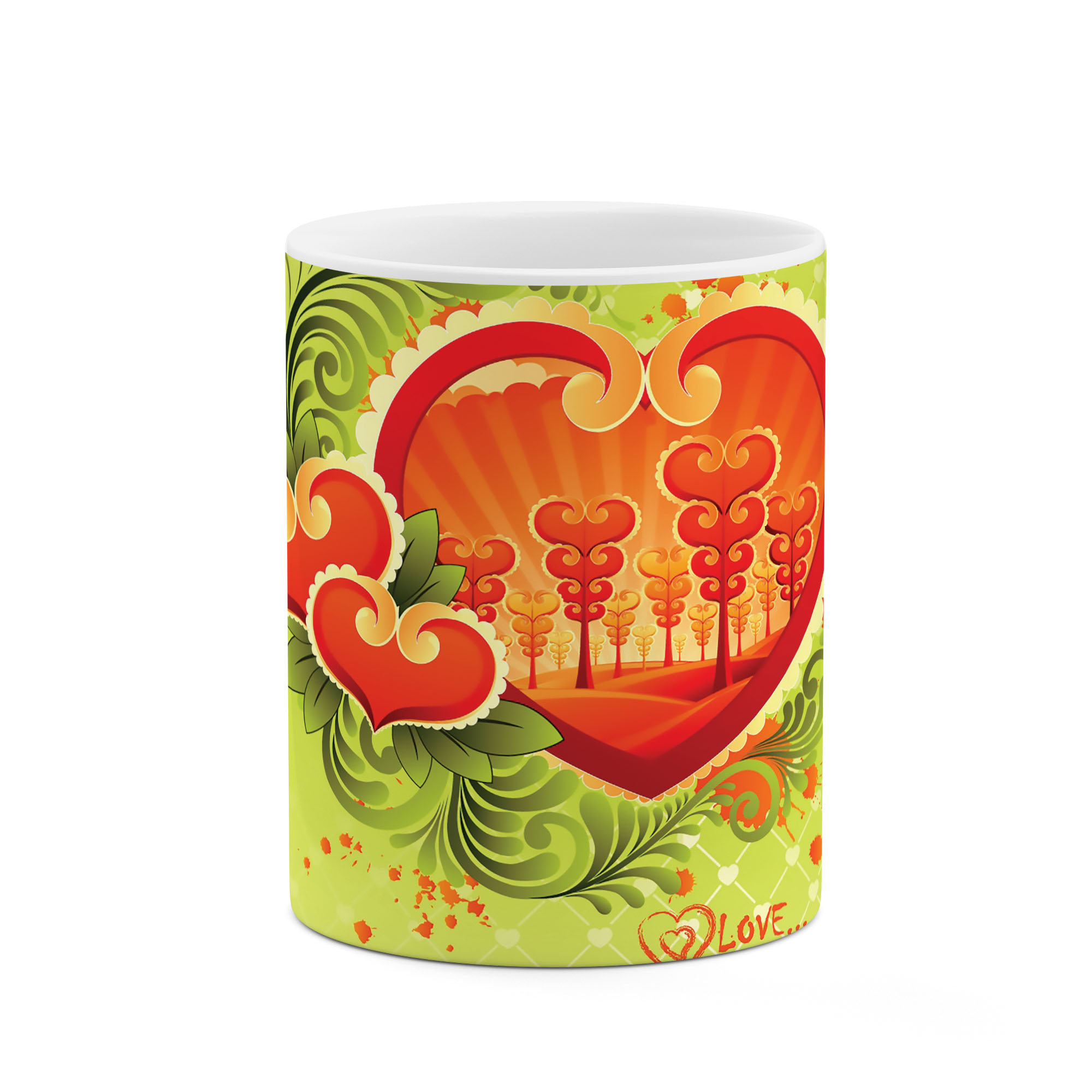 ماگ طرح قلب مدل mug03413