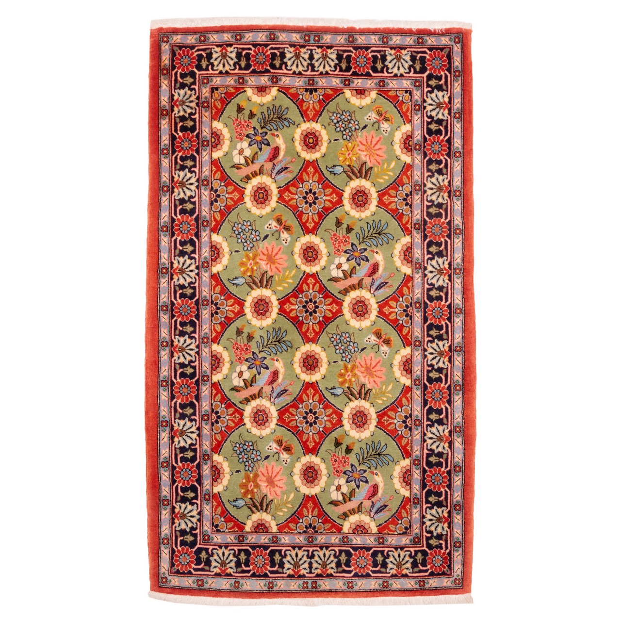 فرش دستباف قدیمی نیم متری سی پرشیا کد 174705