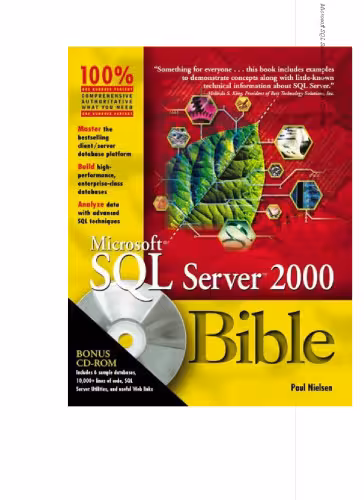 خرید و دانلود نسخه کامل کتاب Microsoft SQL Server 2000 Bible with CD-ROM