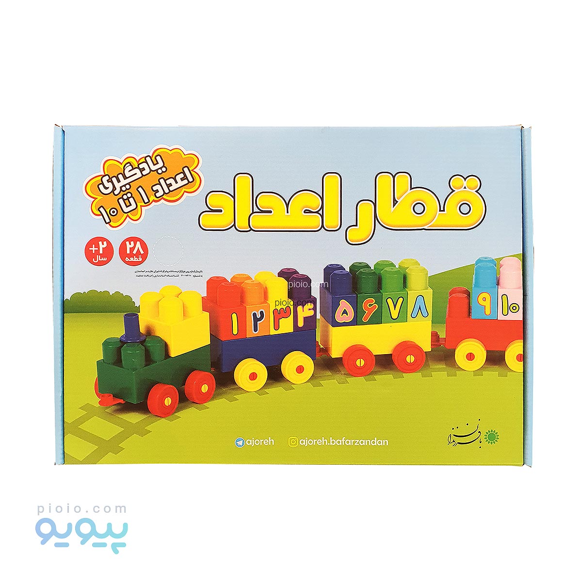 ساختنی مدل قطار اعداد