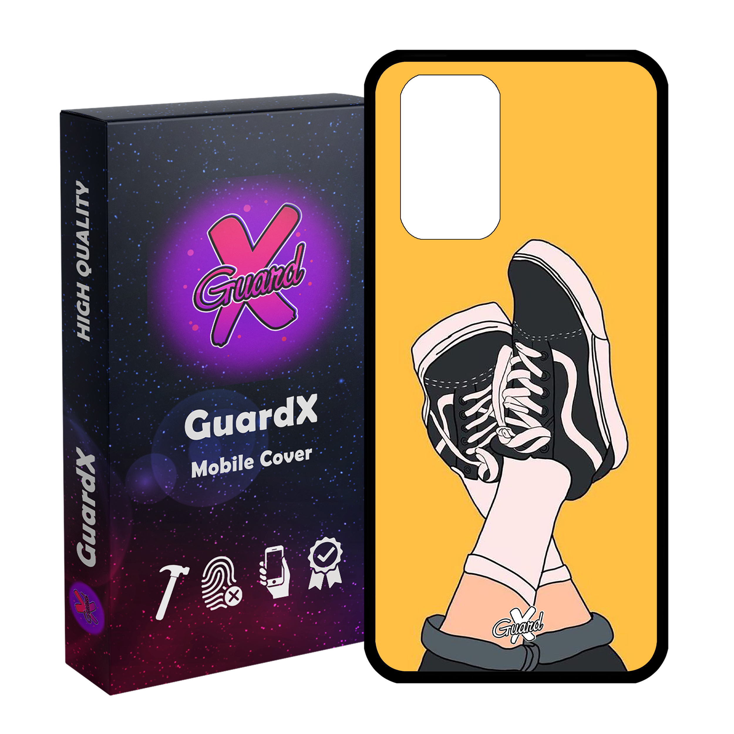 کاور گارد ایکس طرح Shoes مدل Glass10051 مناسب برای گوشی موبایل شیائومی Redmi Note 10 Pro / Note 10 Pro Max