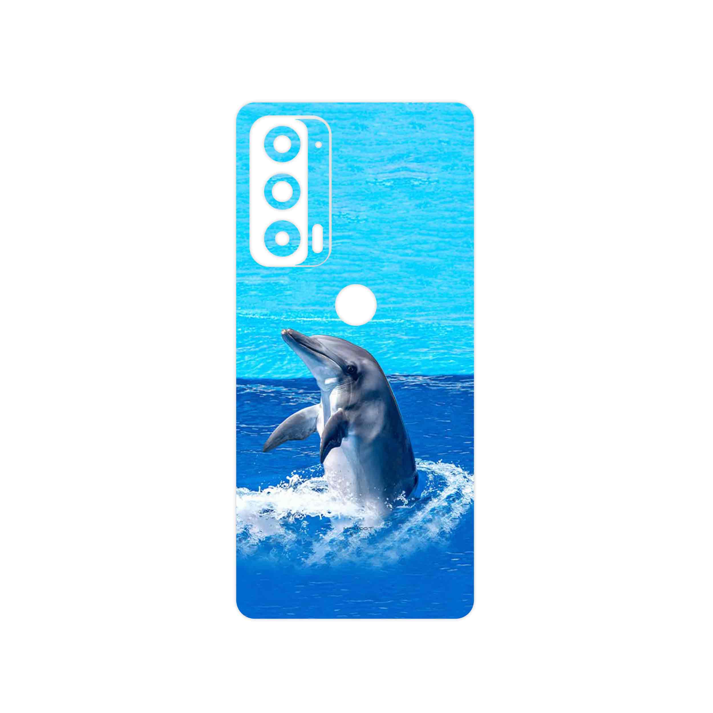 برچسب پوششی ماهوت مدل Dolphin مناسب برای گوشی موبایل موتورولا Edge 20