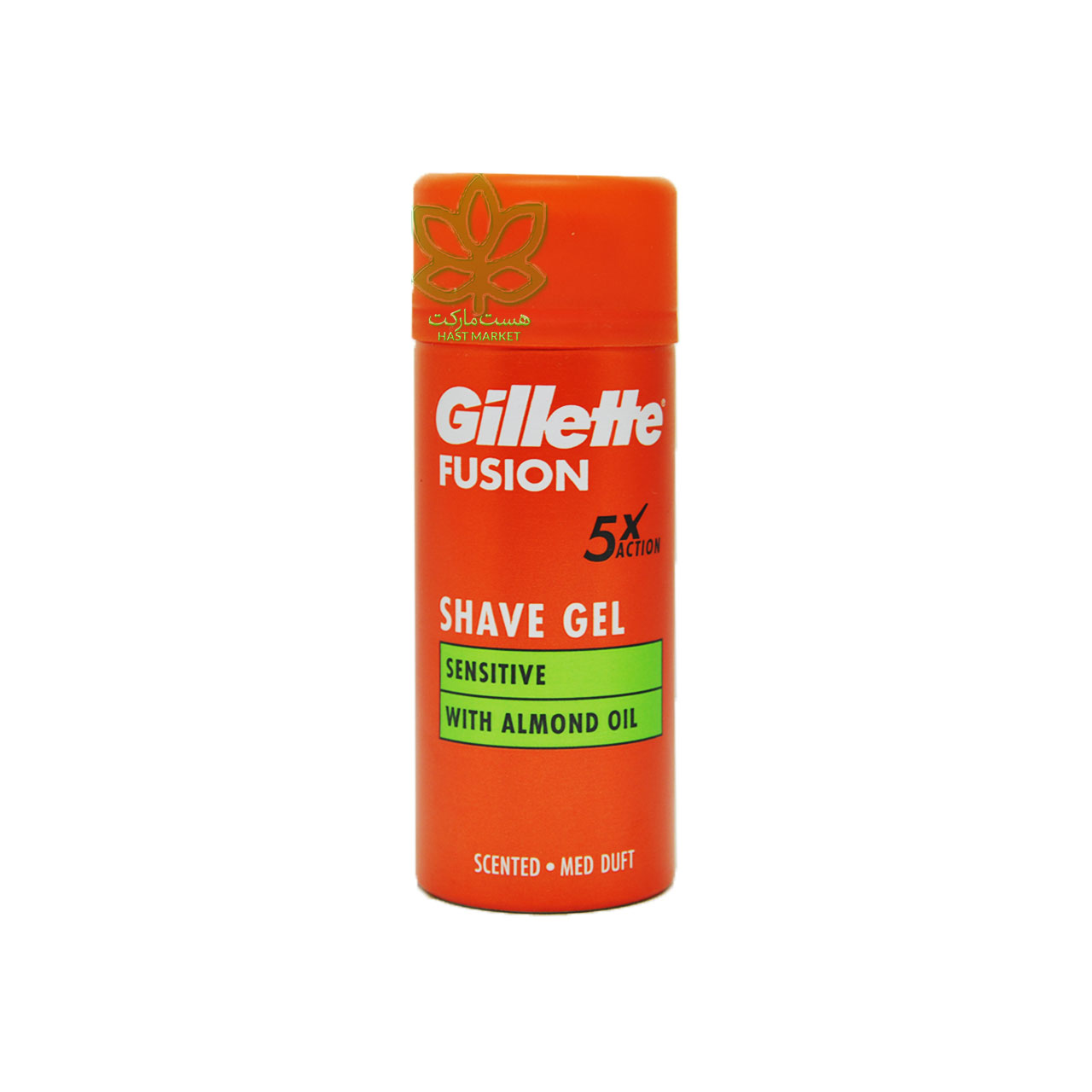 فوم اصلاح ژیلت مردانه با روغن بادام پوست حساس فیوژن 75 میل - gillette