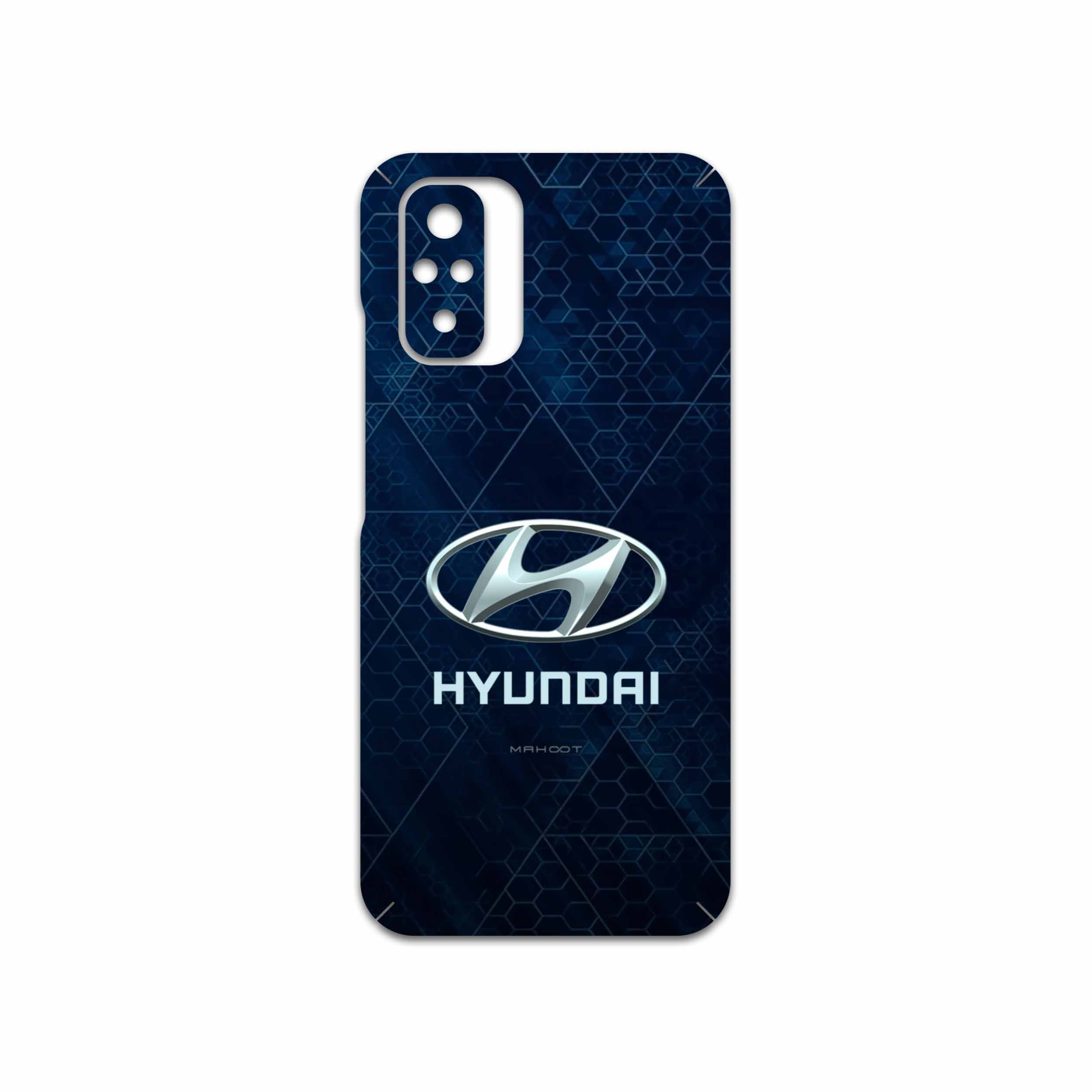 برچسب پوششی ماهوت مدل Hyundai-Logo مناسب برای گوشی موبایل شیائومی Redmi Note 10