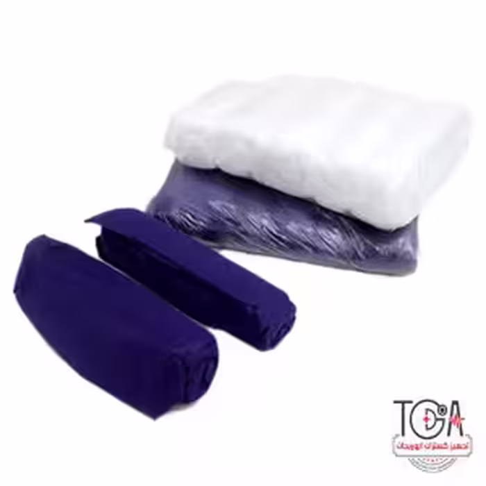 ملحفه تخت دور کش دار یکبار مصرف آبی (220×120)