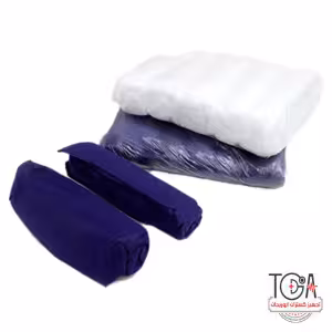 ملحفه تخت دور کش دار یکبار مصرف آبی (220×120)