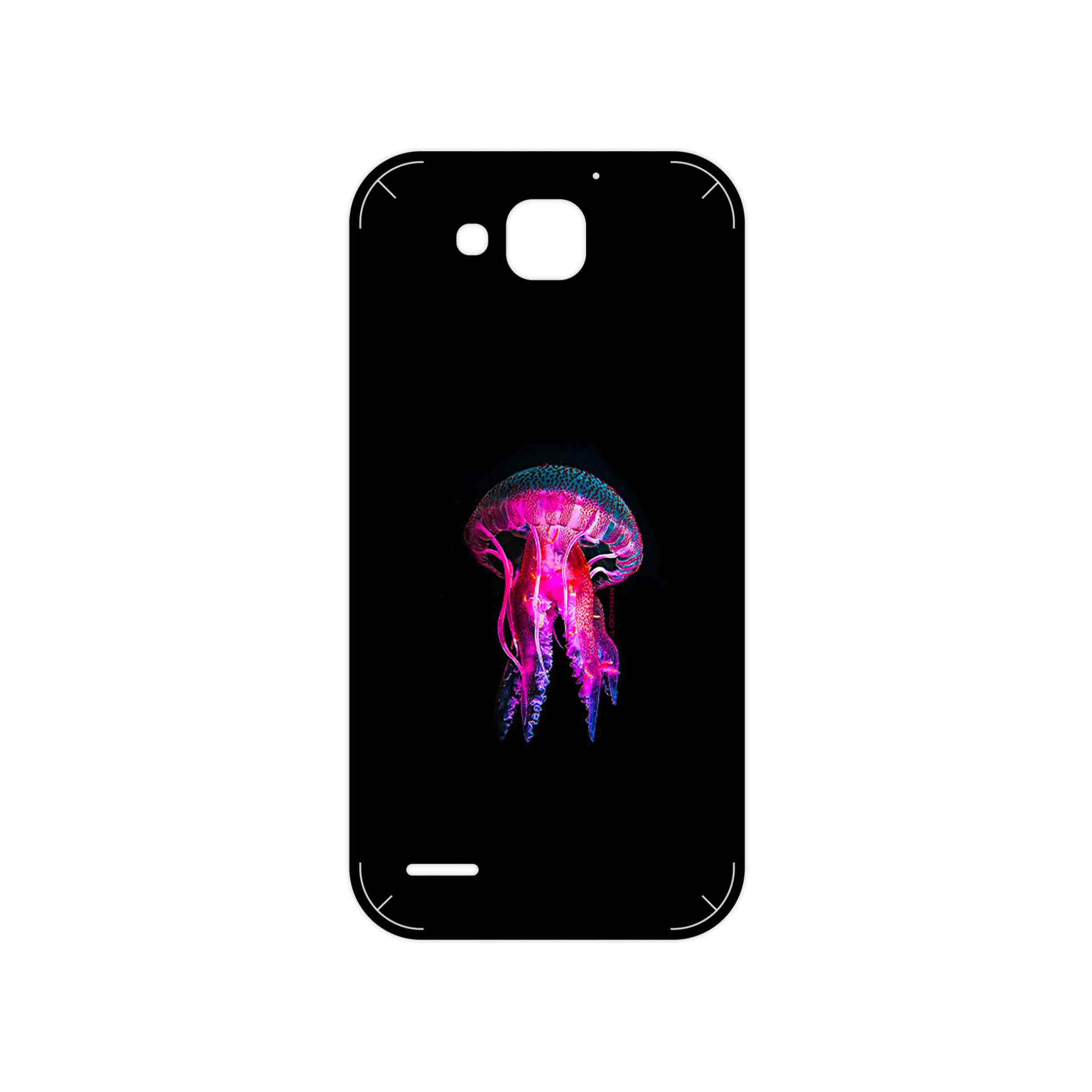 برچسب پوششی ماهوت مدل jellyfish مناسب برای گوشی موبایل آنر 3X G750