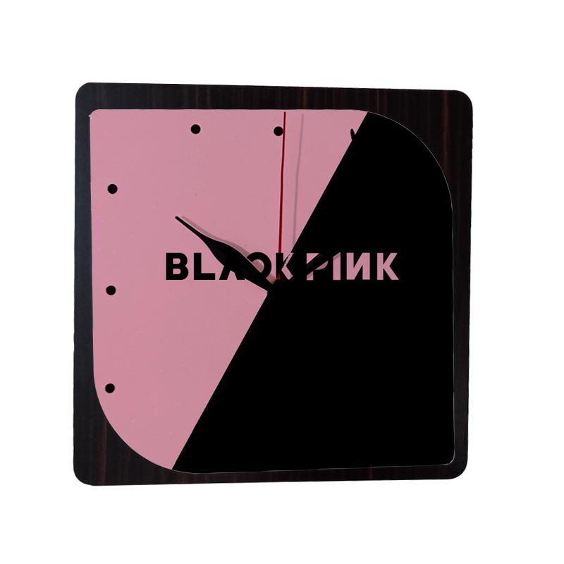 ساعت دیواری طرح بلک پینک کد Tp1