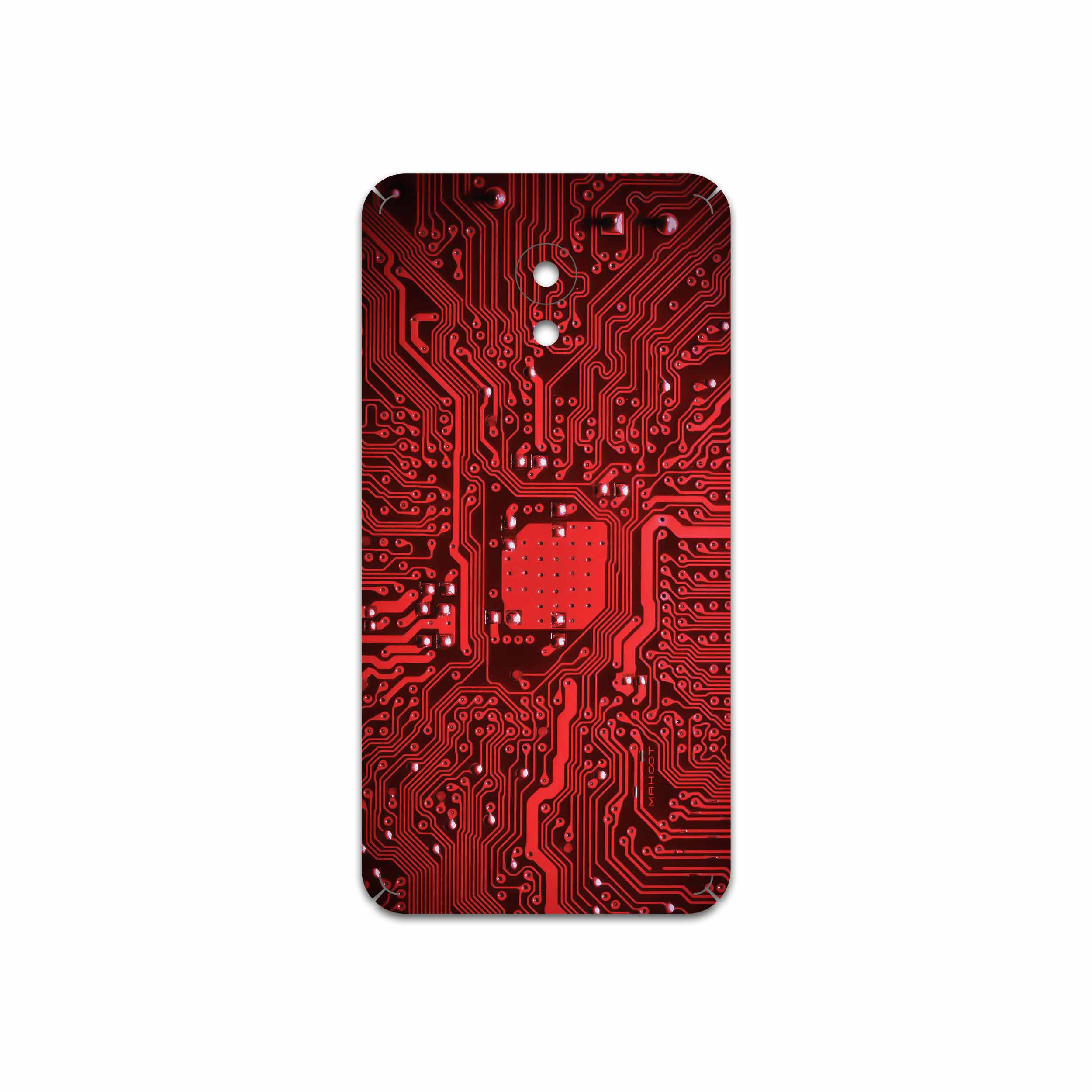 برچسب پوششی ماهوت مدل Red Printed Circuit Board مناسب برای گوشی موبایل میزو M5