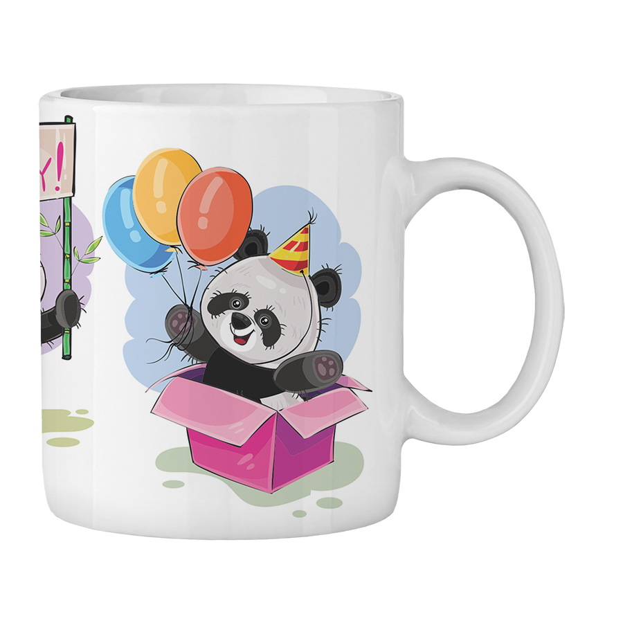 ماگ طرح پاندا تولدت مبارک کد 100222