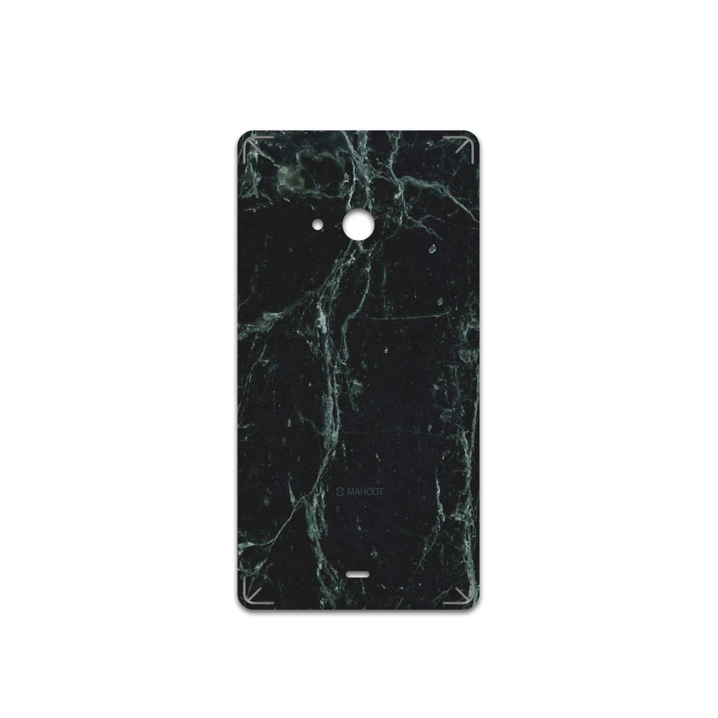 برچسب پوششی ماهوت مدل Graphite-Green-Marble مناسب برای گوشی موبایل مایکروسافت Lumia 540