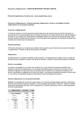 خرید و دانلود نسخه کامل کتاب Curso de Microsoft Project Gratis: Proyectos y Subproyectos