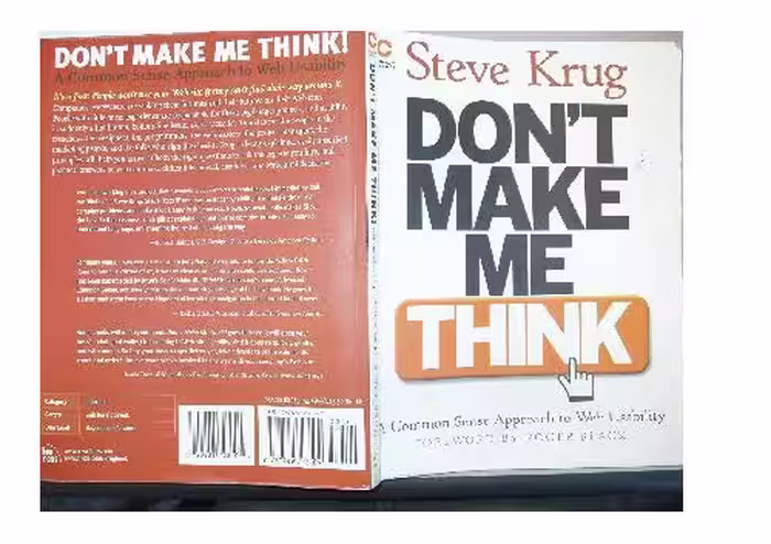 خرید و دانلود نسخه کامل کتاب Don't Make Me Think! A Common Sense Approach to Web Usability