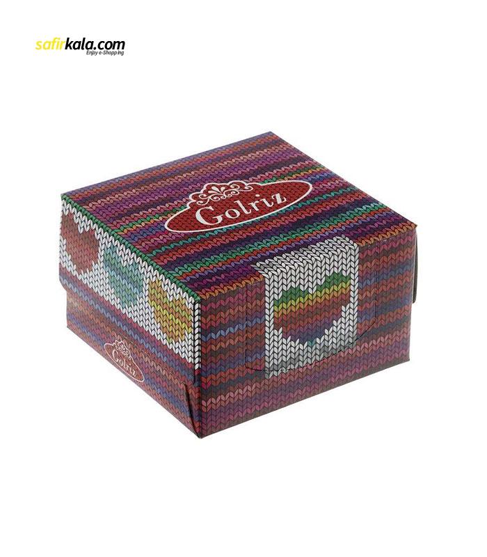 دستمال کاغذی 50 برگ گلریز گلدار طرح بافتینه