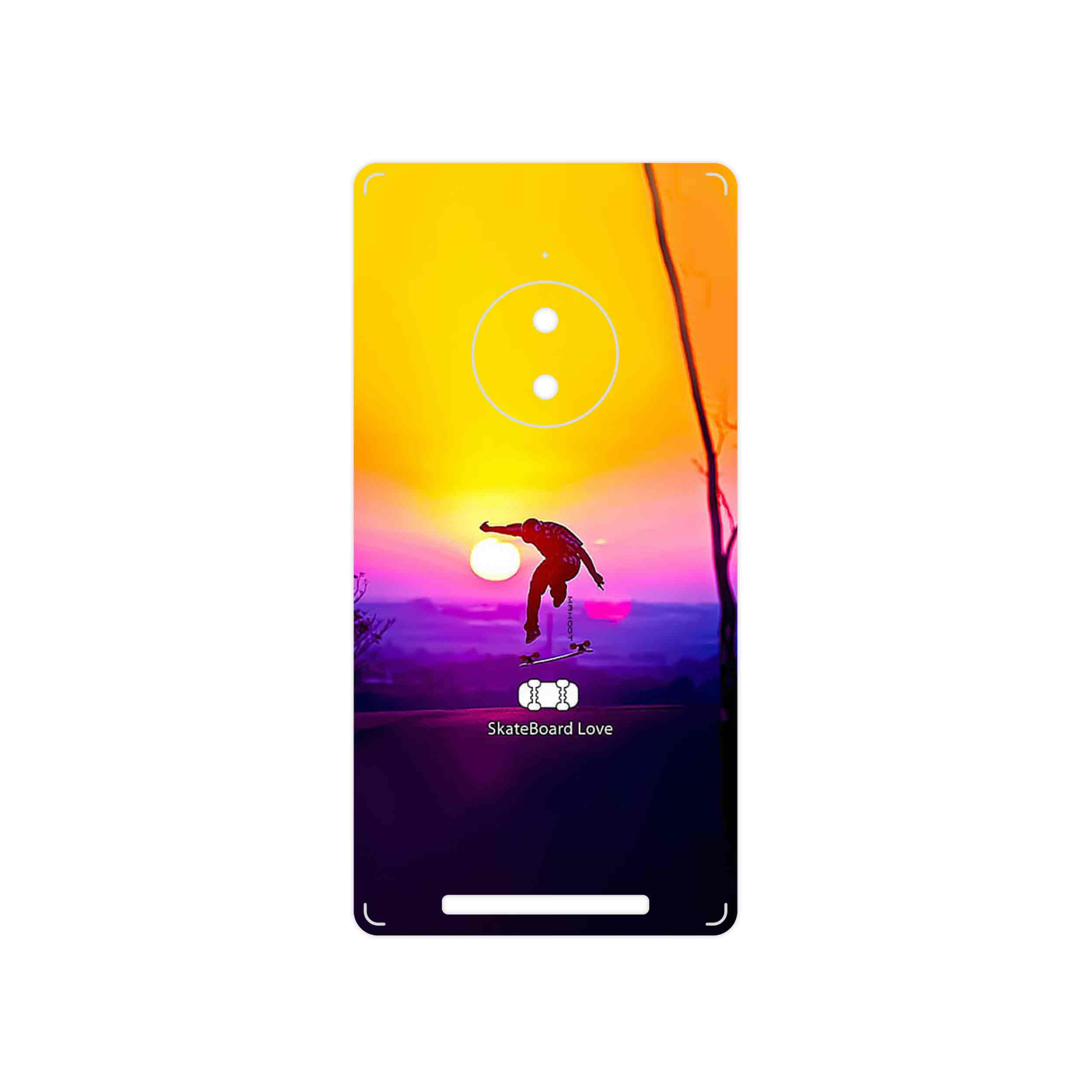 برچسب پوششی ماهوت مدل Skateboard مناسب برای گوشی موبایل نوکیا Lumia 830
