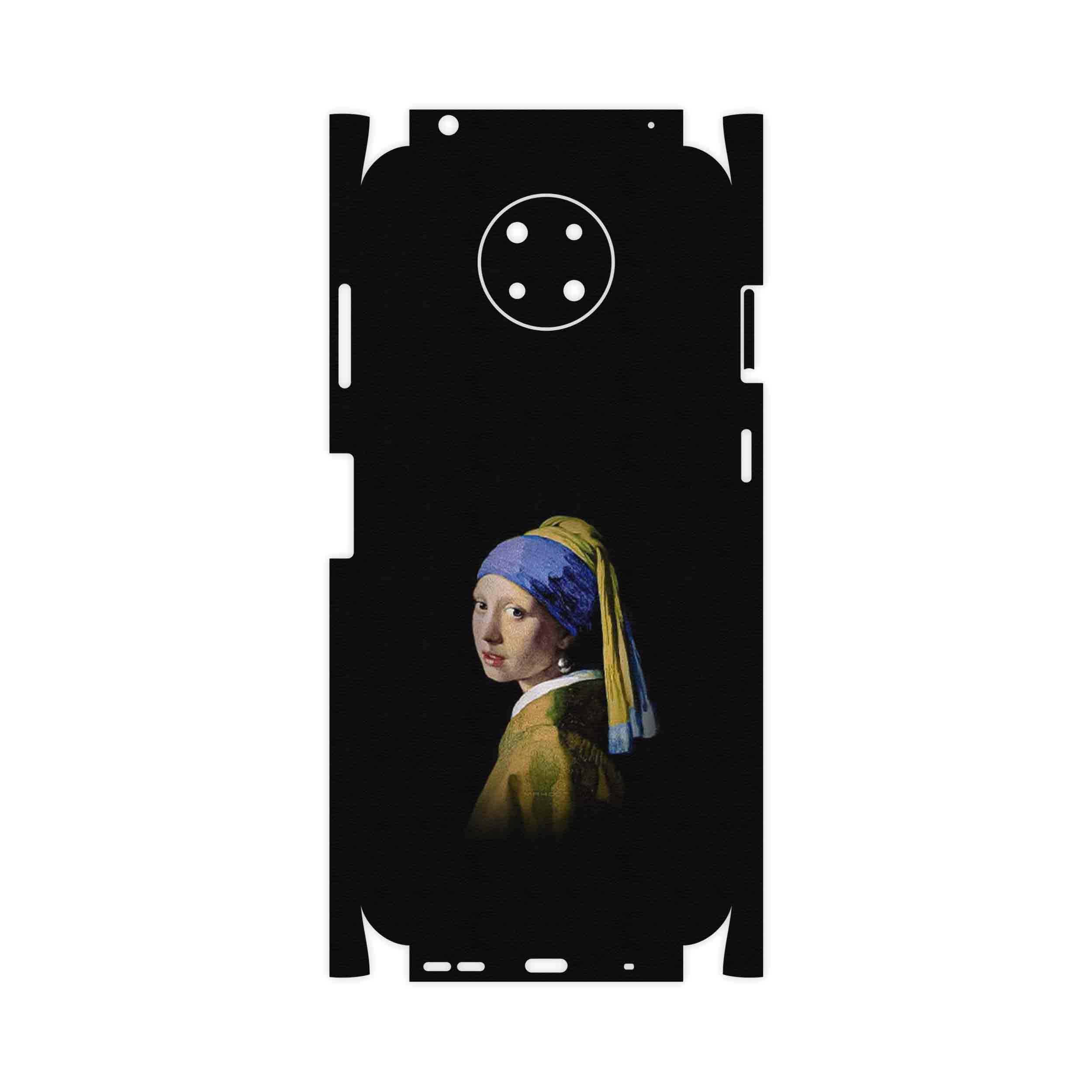 برچسب پوششی ماهوت مدل Girl with a Pearl Earring of Vermeer-FullSkin مناسب برای گوشی موبایل نوکیا G10