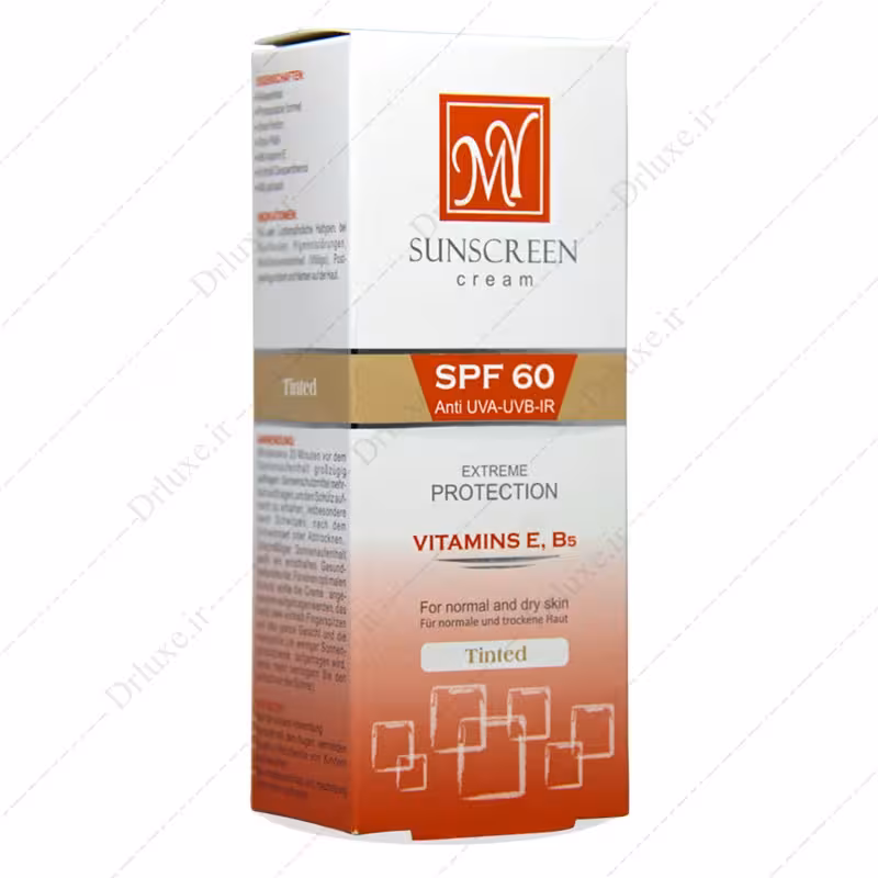 کرم ضد آفتاب SPF60 رنگی مای پوست معمولی تا خشک 50 میلی لیتر