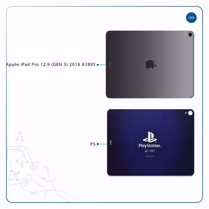برچسب پوششی ماهوت مدل PS مناسب برای تبلت اپل iPad Pro 12.9 (GEN 3) 2018 A1895