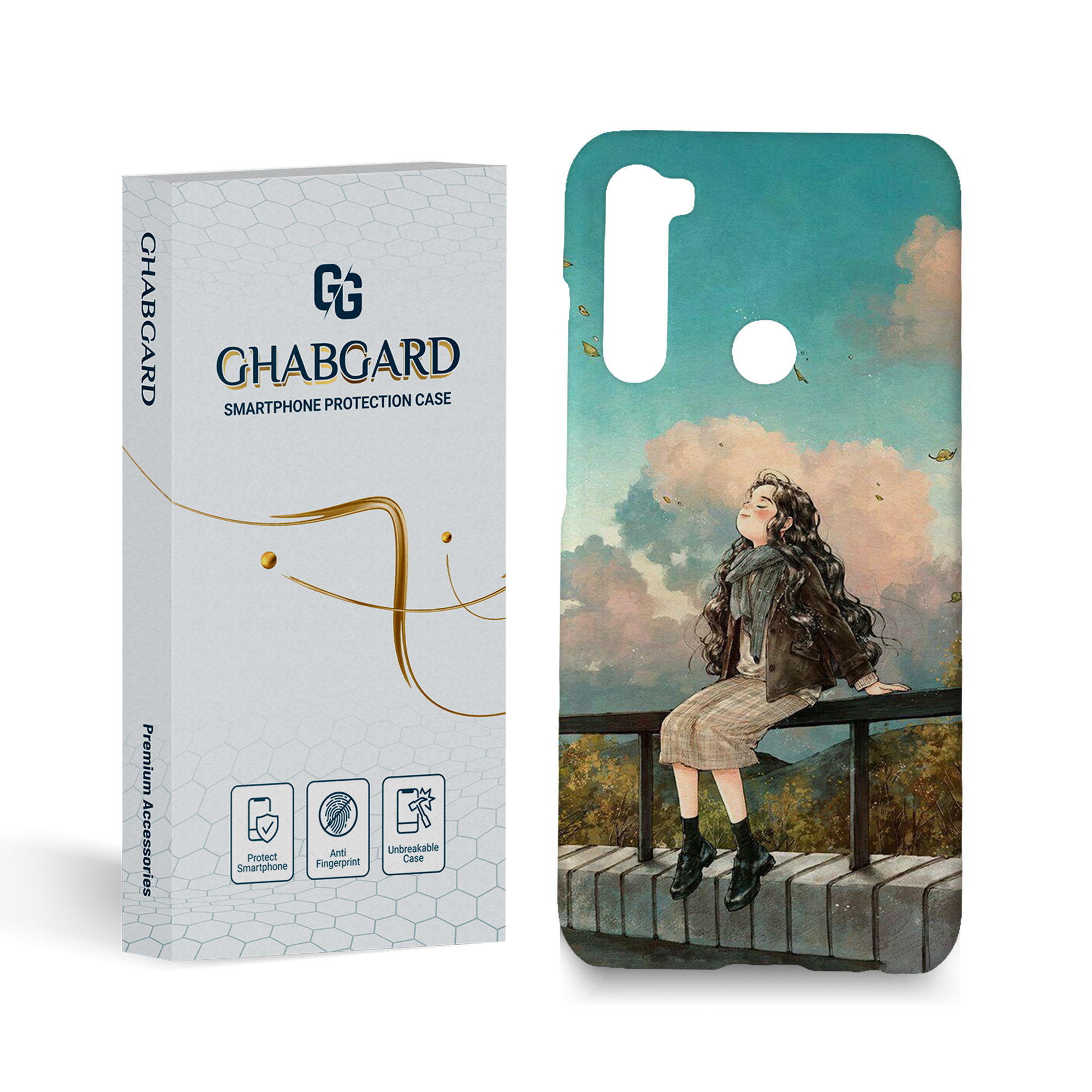 کاور قاب گارد مدل دخترانه مناسب برای گوشی موبایل شیائومی mi note 8t