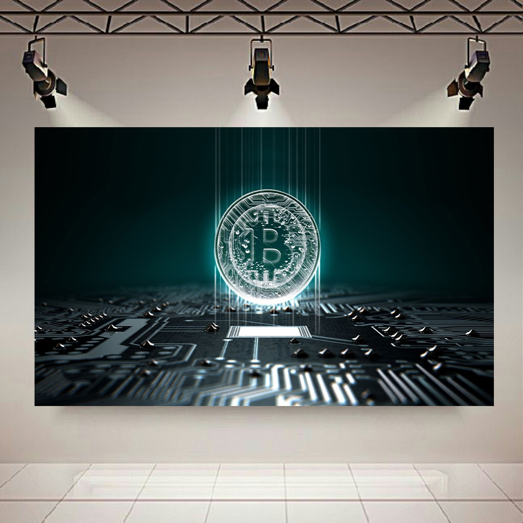 تابلو شاسی طرح بیتکوین مدل Digital BTC کد AR1330