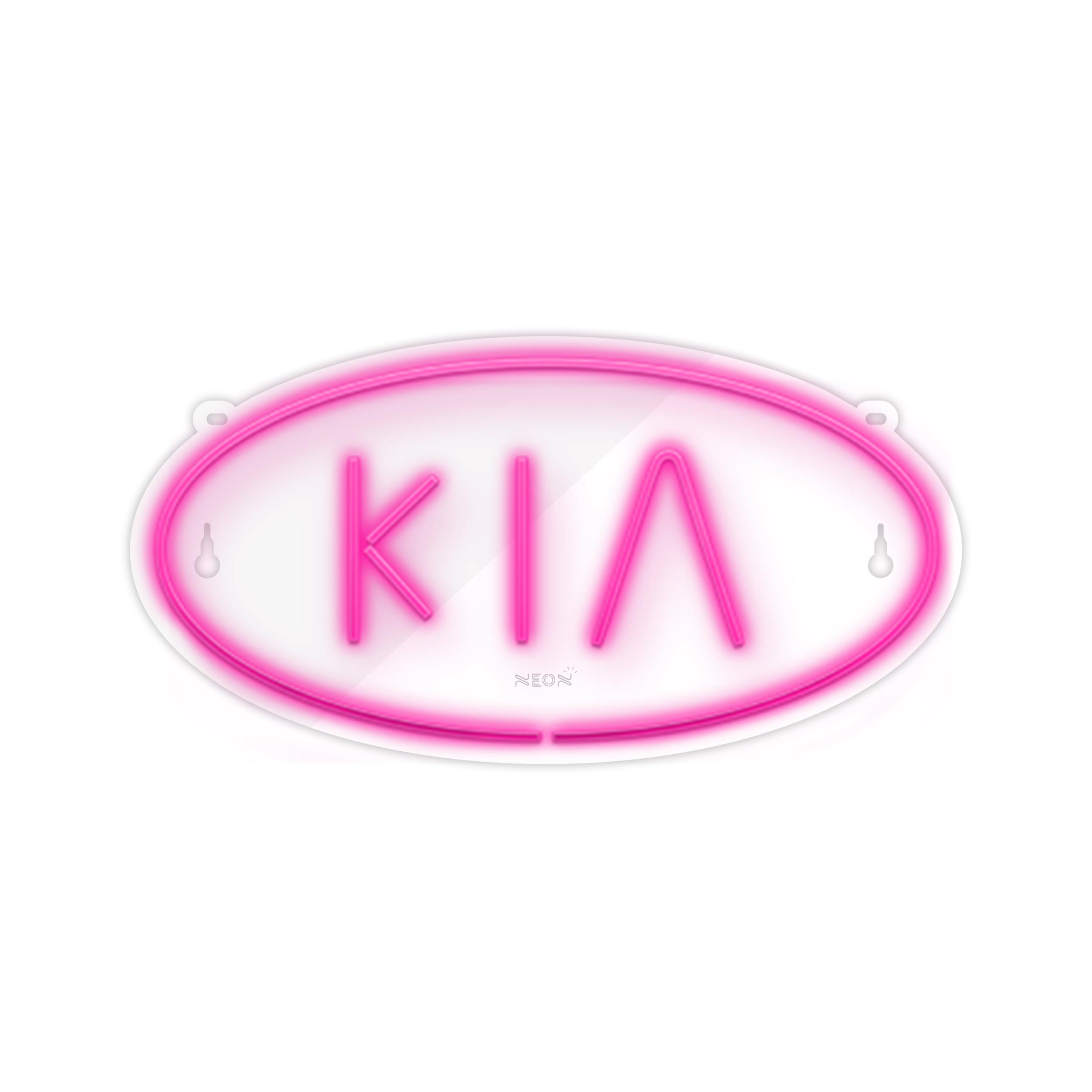 چراغ دیواری نئون دیزاین طرح Kia_PN