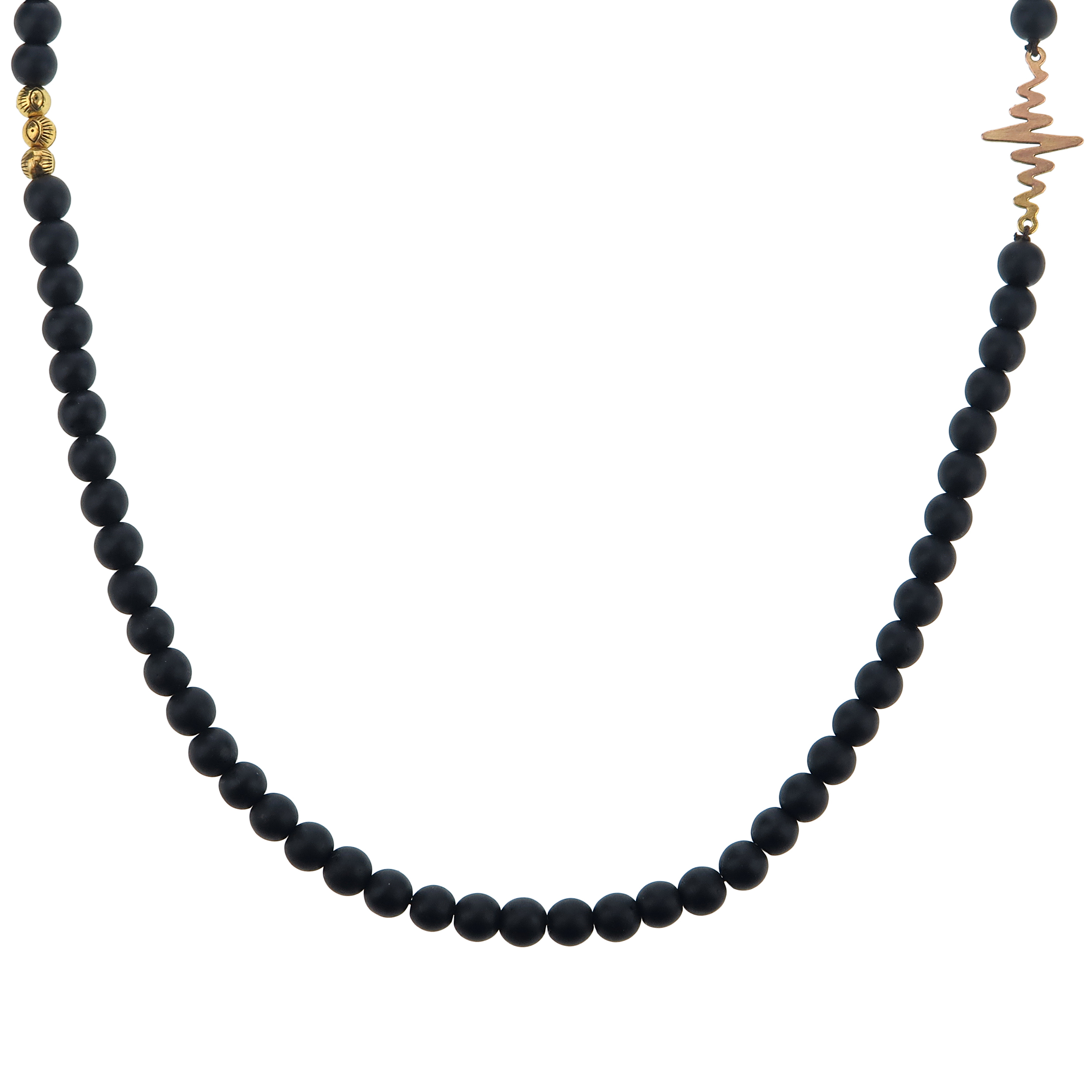 گردنبند طرح نبض کد 6970Nab