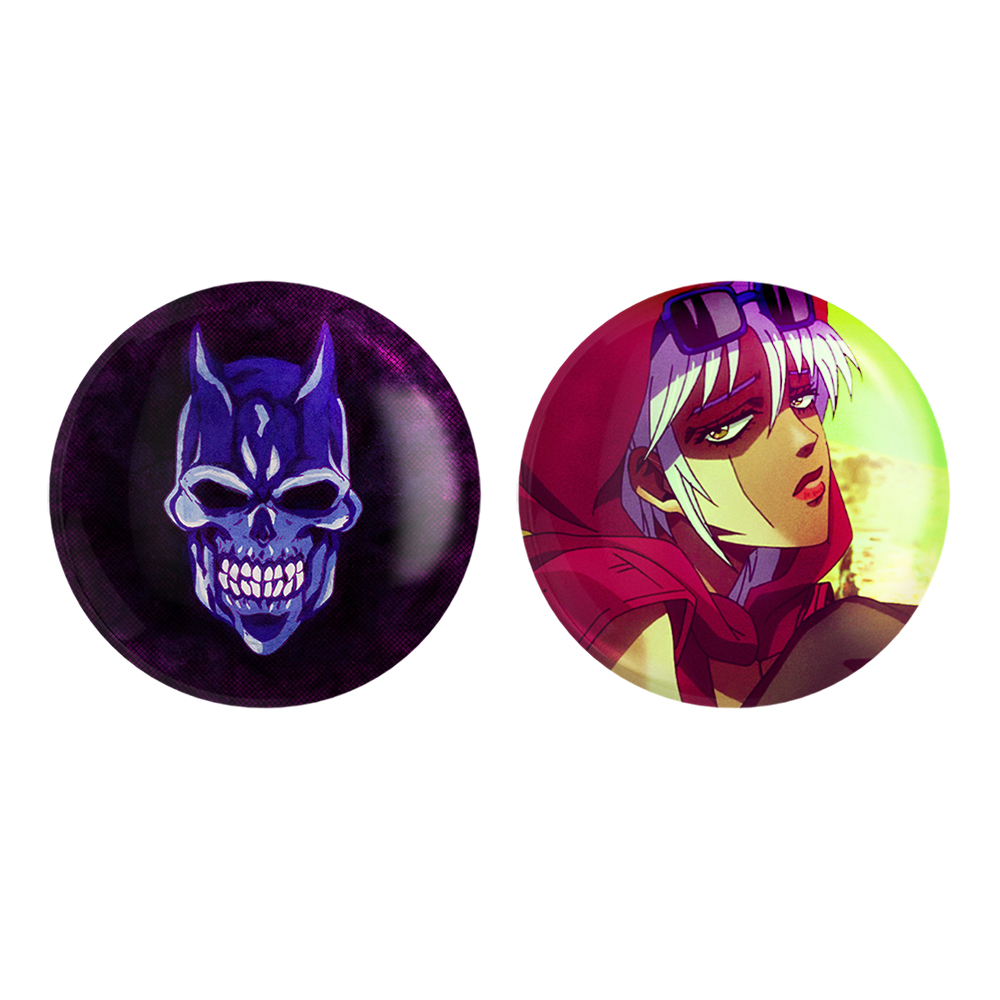 پیکسل خندالو مدل ماریا و کیلر کوین انیمه جوجو Jojo کد 1150711508 مجموعه 2 عددی