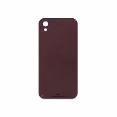 برچسب پوششی ماهوت مدل Matte-Dark-Brown-Leather مناسب برای گوشی موبایل آنر 8S
