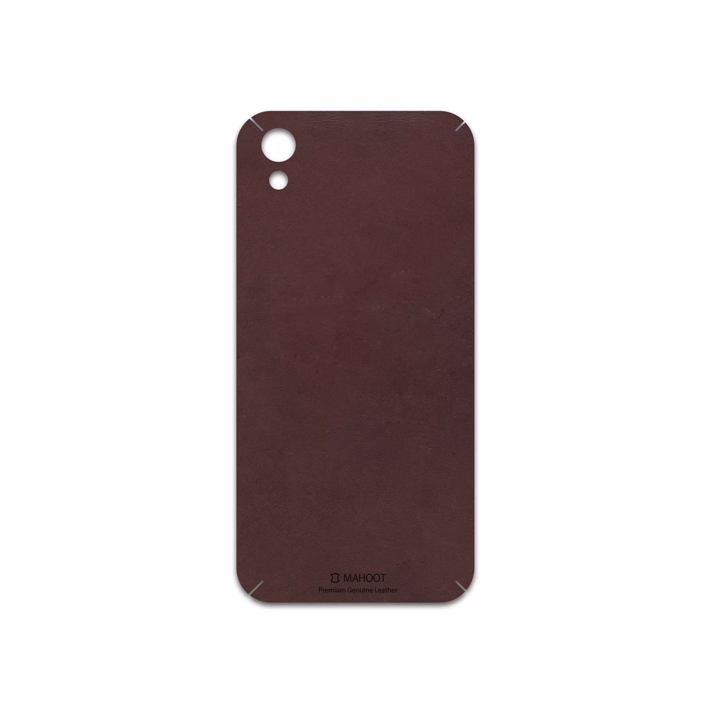 برچسب پوششی ماهوت مدل Matte-Dark-Brown-Leather مناسب برای گوشی موبایل آنر 8S