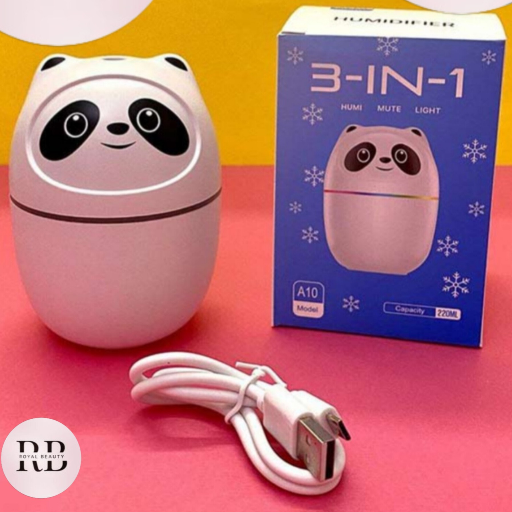 دستگاه بخور سرد شارژی رومیزی طرح پاندا