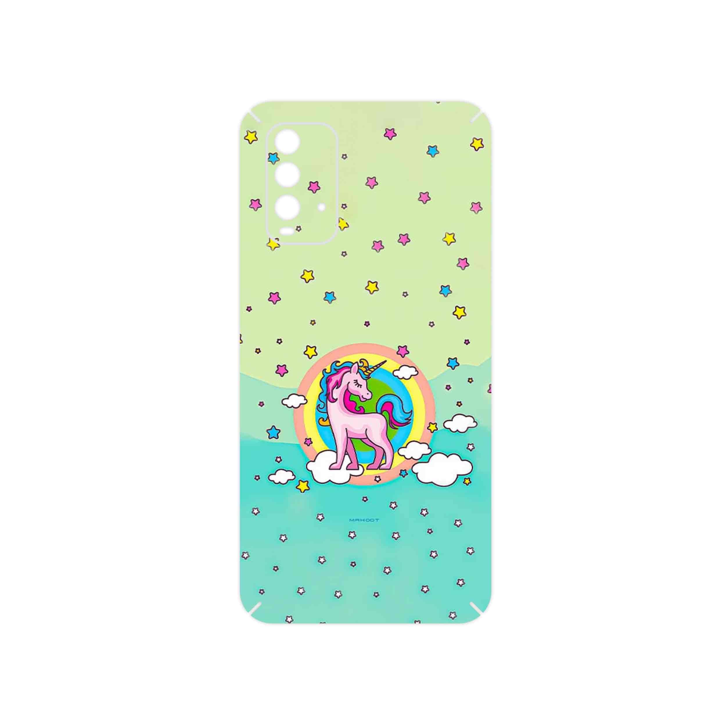 برچسب پوششی ماهوت مدل Rainbow unicorn adventure مناسب برای گوشی موبایل شیائومی Redmi 9T