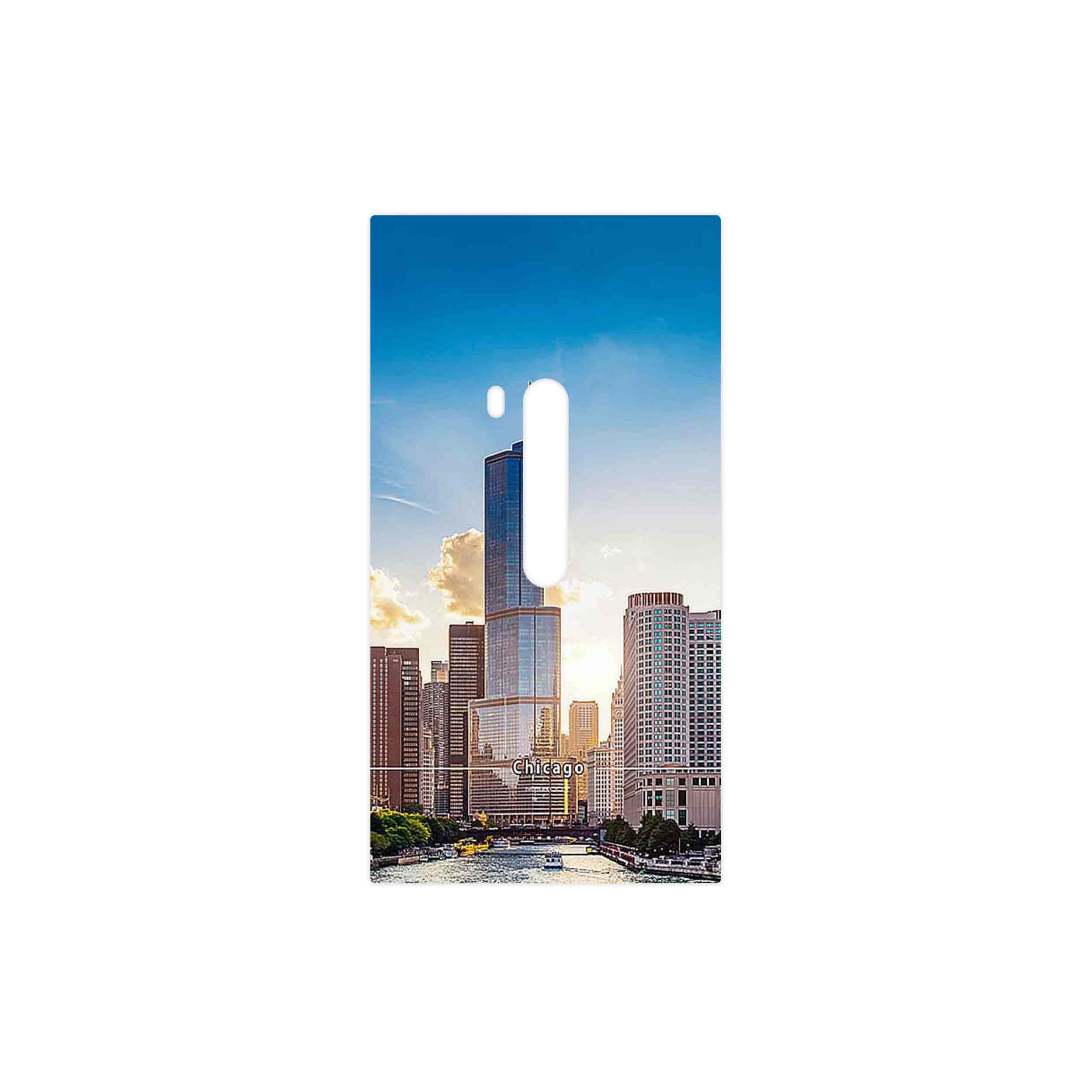 برچسب پوششی ماهوت مدل City of Chicago مناسب برای گوشی موبایل نوکیا Lumia 920