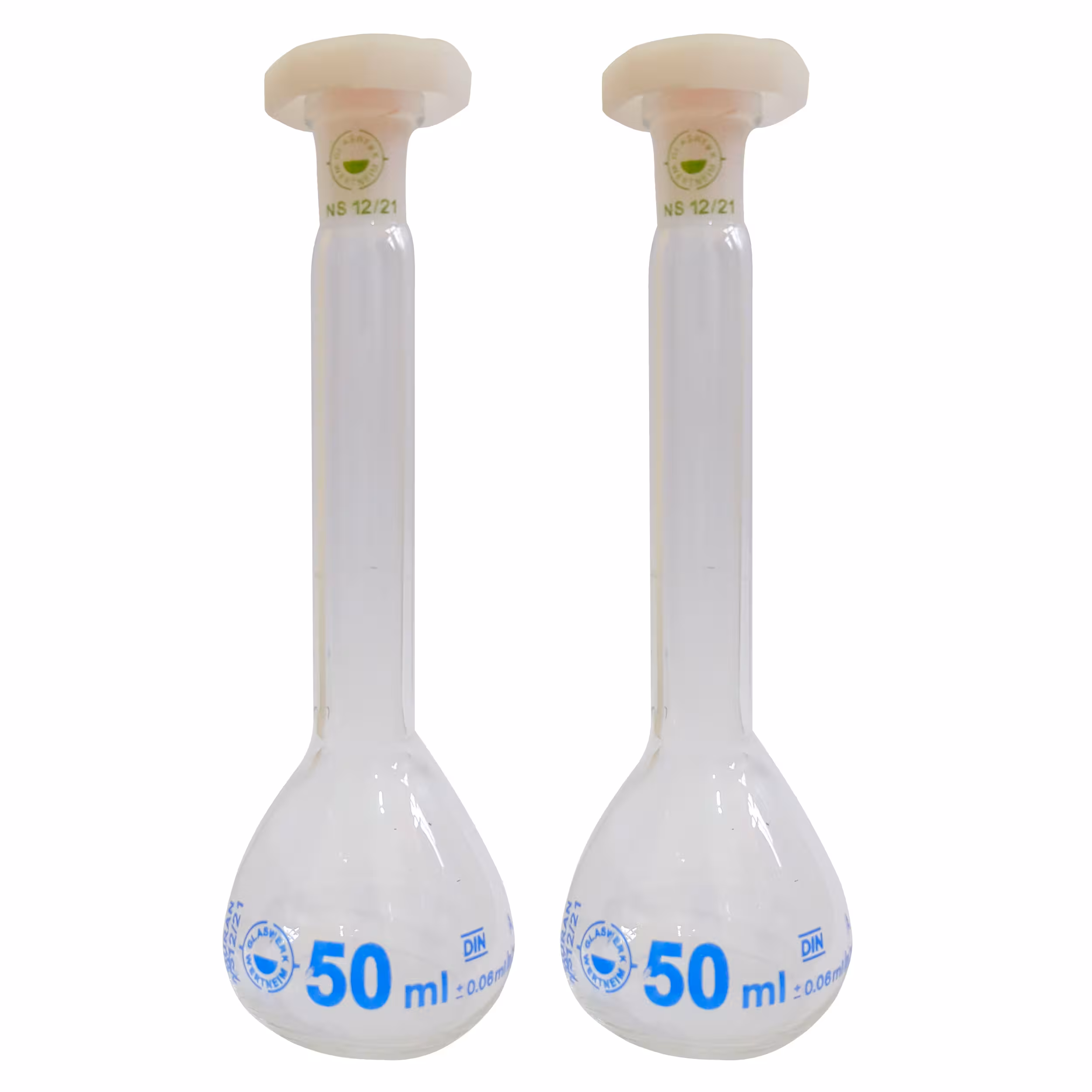 بالن آزمایشگاهی مدل ژوژه ظرفیت 50 میلی لیتر مجموعه 2 عددی