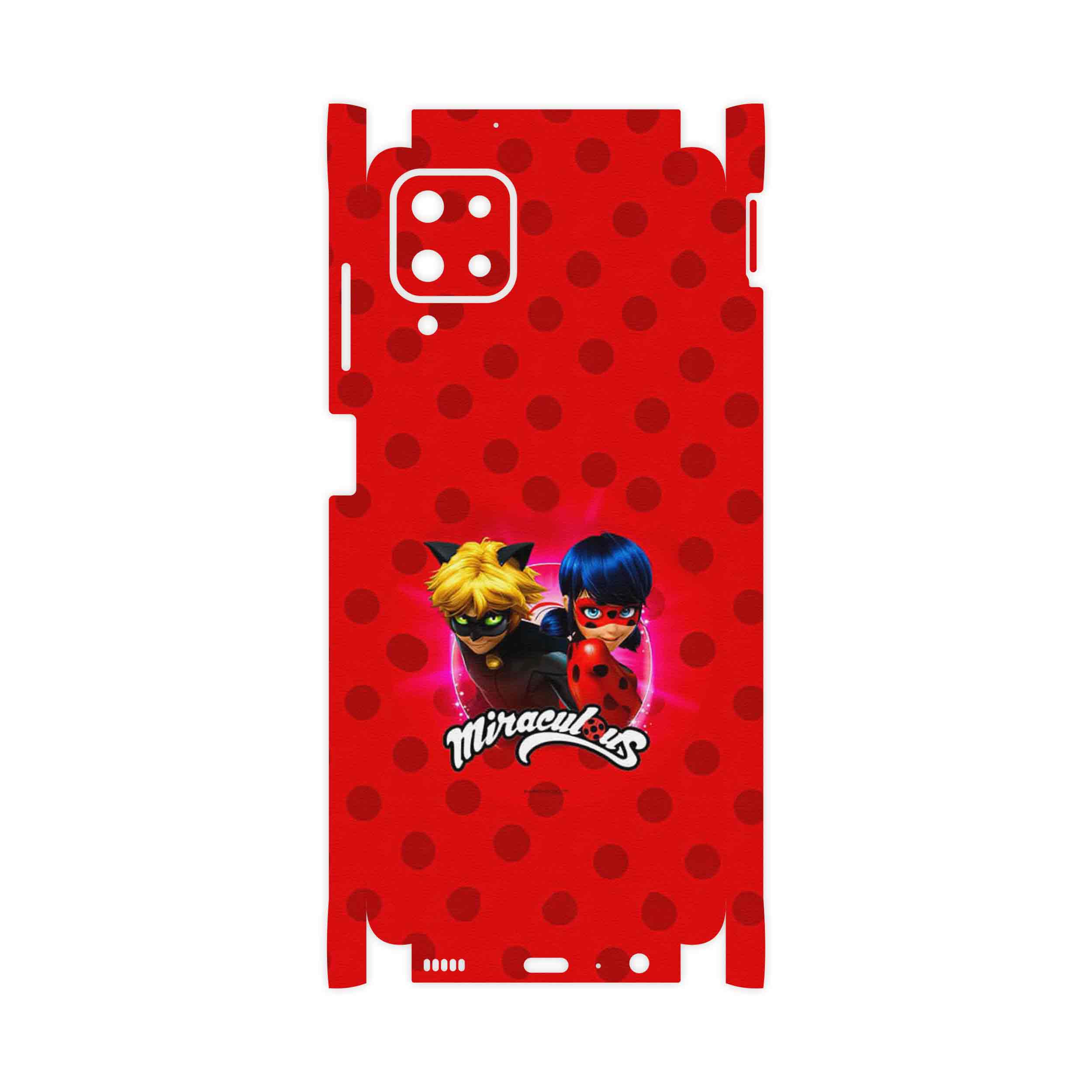 برچسب پوششی ماهوت مدل Ladybug and Cat Noir-FullSkin مناسب برای گوشی موبایل سامسونگ Galaxy A12