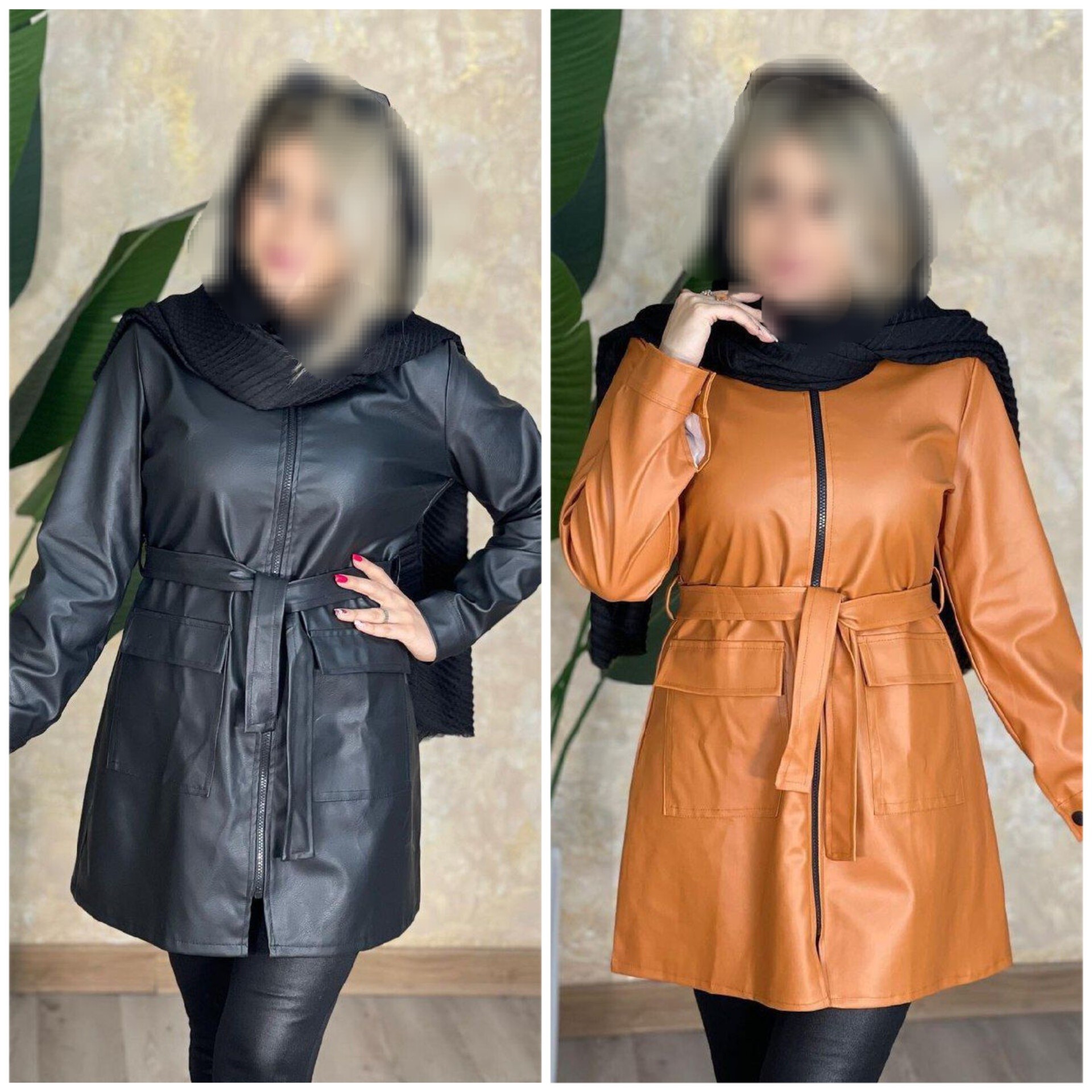 مانتو چرم فری سایز