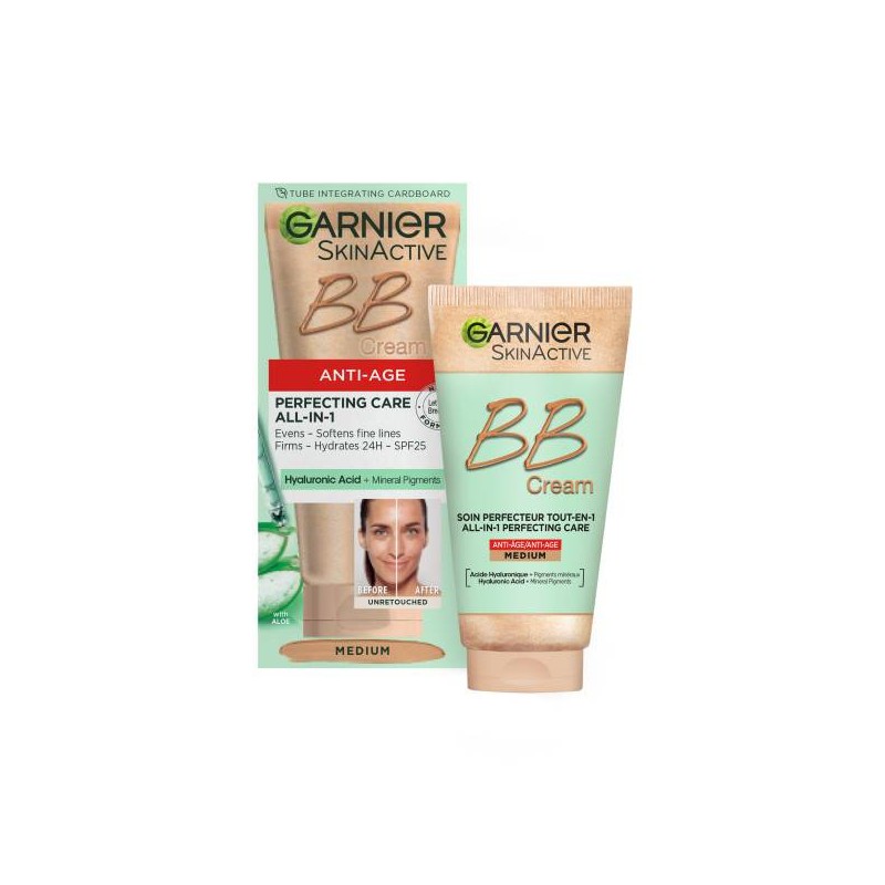 بی بی کرم SPF25 مدل ANTI-AGE سری SKINACTIVE گارنیر 50 میل