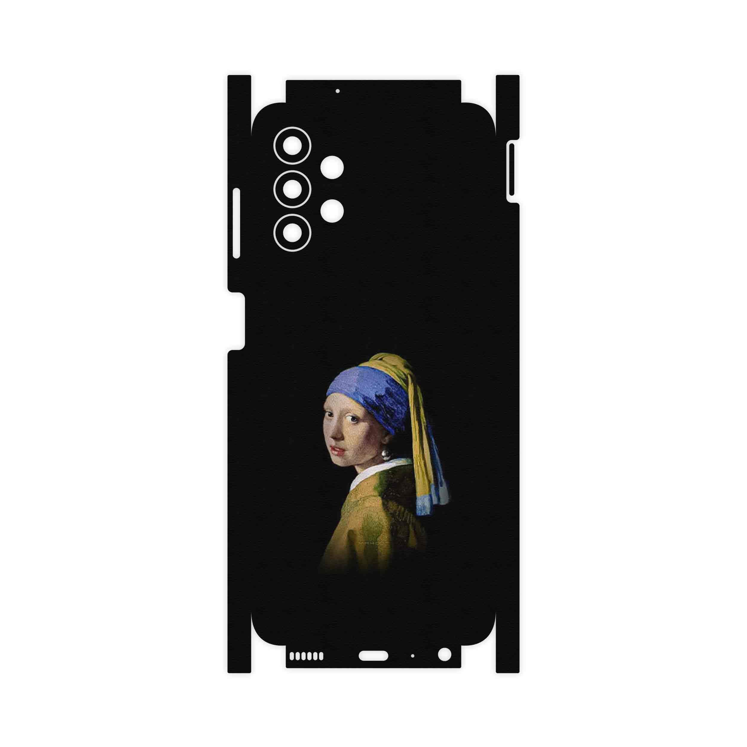 برچسب پوششی ماهوت مدل Girl with a Pearl Earring of Vermeer-FullSkin مناسب برای گوشی موبایل سامسونگ Galaxy A13