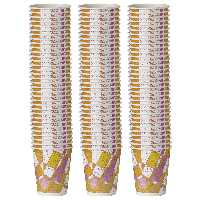 لیوان یکبار مصرف مدل کاغذی الوان بسته 100 عددی