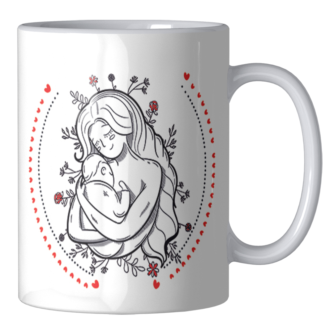 ماگ طرح روز مادر مدل 006