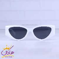 عینک آفتابی میو میو زنانه فریم سفید گربه ای LH105/1